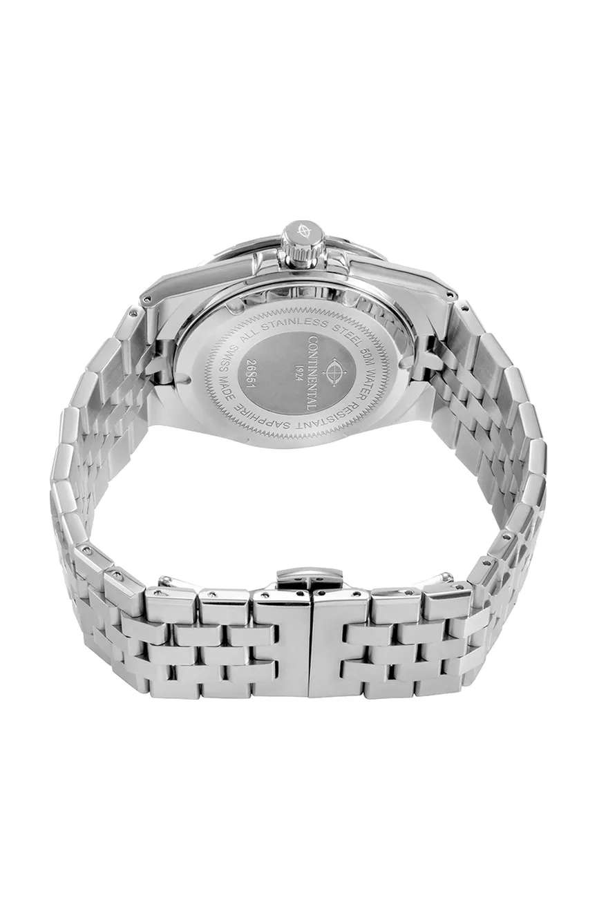 Continental Gents Silver Stainless Steel watch