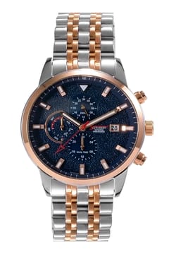 Cruiser Gents Silver Rose Gold Stainless Steel watch