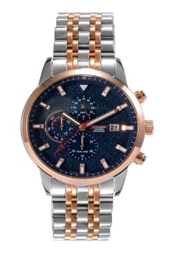 Cruiser Gents Silver Rose Gold Stainless Steel watch