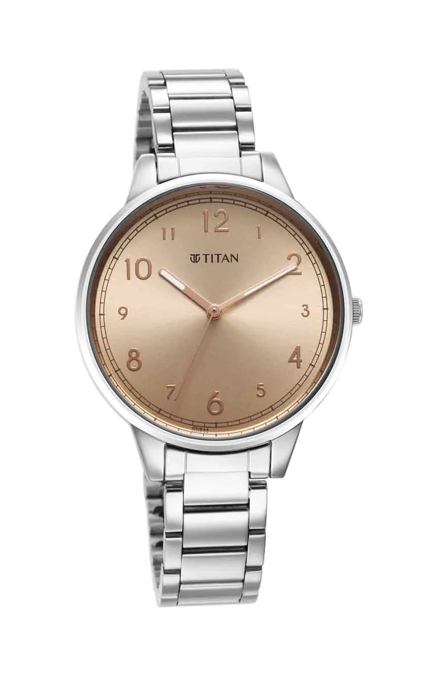

Titan | Titan Quartz Analog Rose Gold Dial Watch for Women