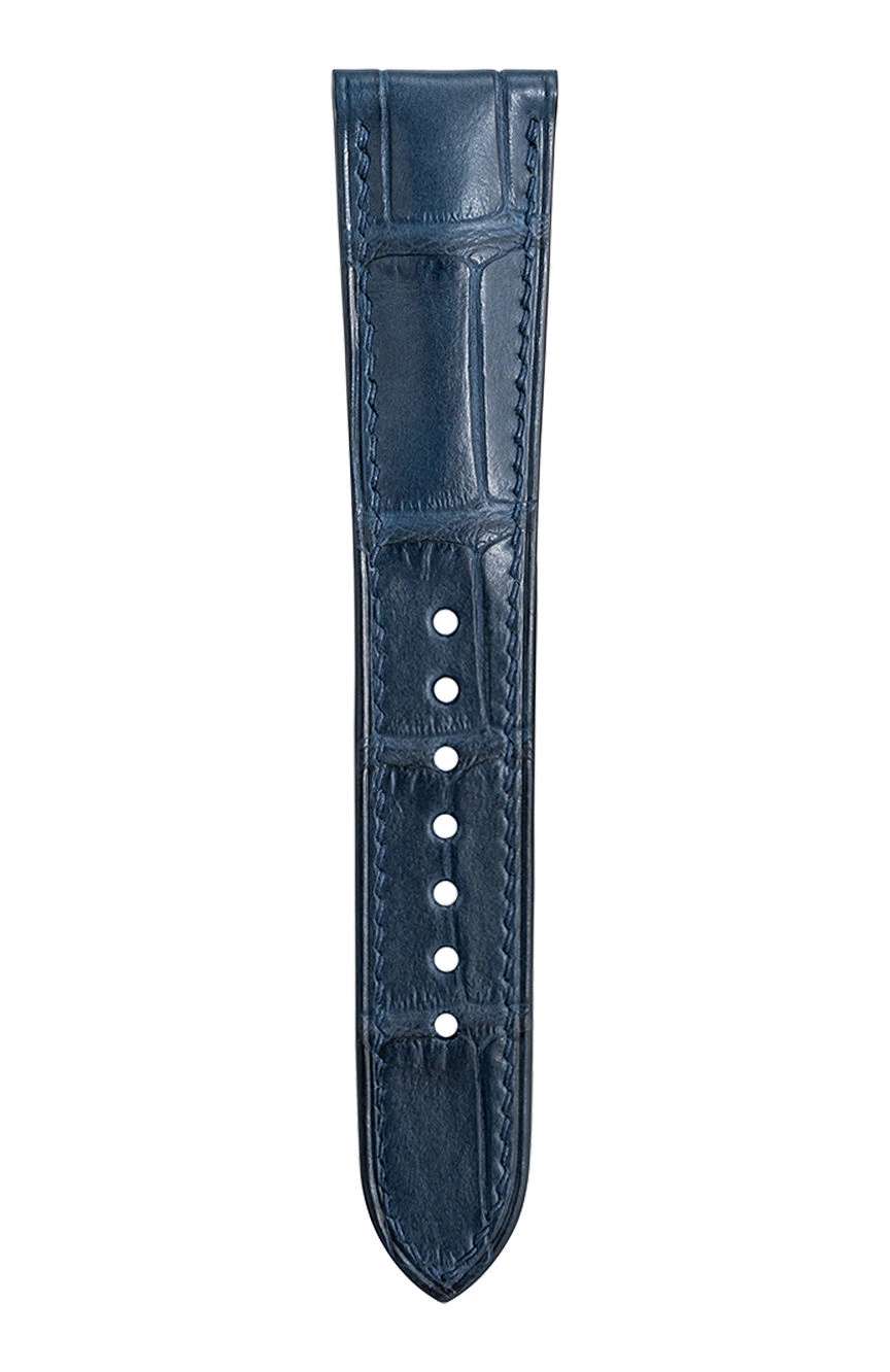 Delugs Leather - Matte Navy Alligator Signature Strap