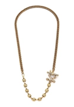 Mon Reve Gold Plated Zircon Chain Necklace