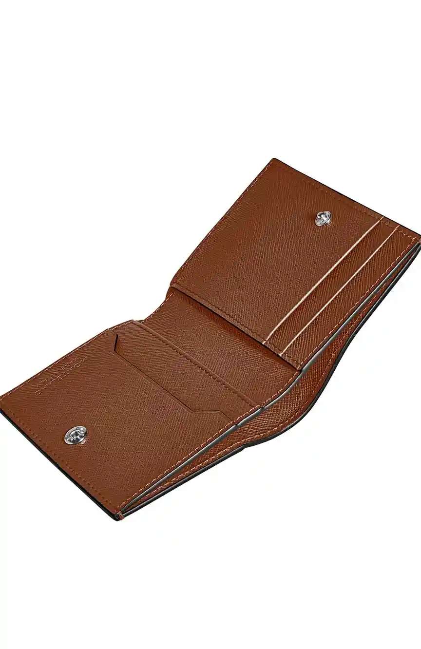 مون بلان محفظة سارتوريال بسعة 4 بطاقات ائتمان بحجم صغير