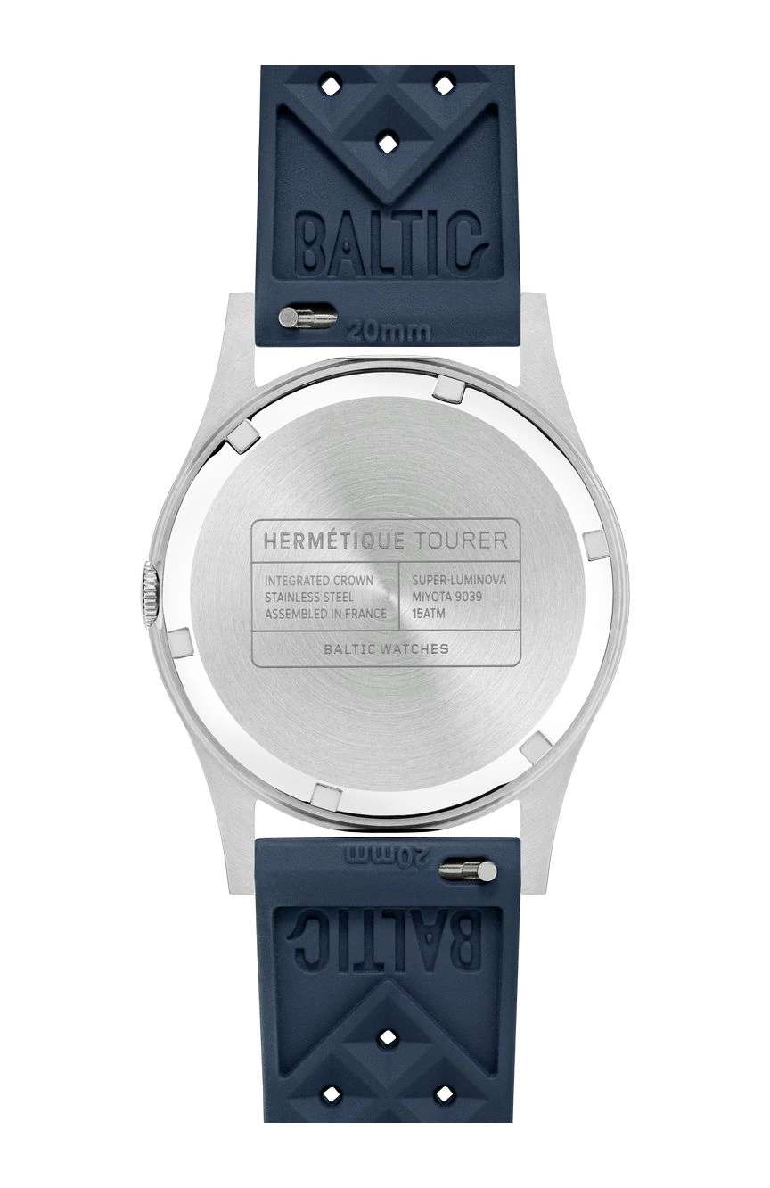 بالتيك هيرمتيك تورير - لون أزرق - بسوار مطاط لون أزرق