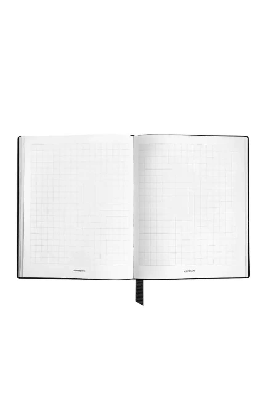 Montblanc Notebook Large Saffiano Leather Black Squared Pages