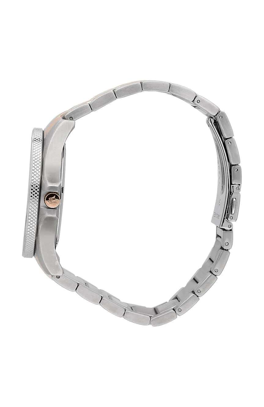 مازيراتي ساعة كوارتز بسوار معدني للرجال