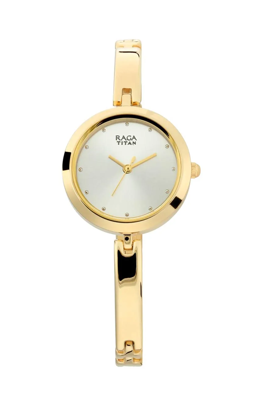 

Titan | Titan Raga Viva Silver Dial Women Watch With Metal Strap