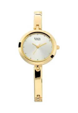Titan Raga Viva Silver Dial Women Watch With Metal Strap