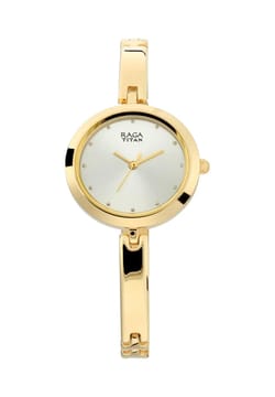 Titan Raga Viva Silver Dial Women Watch With Metal Strap