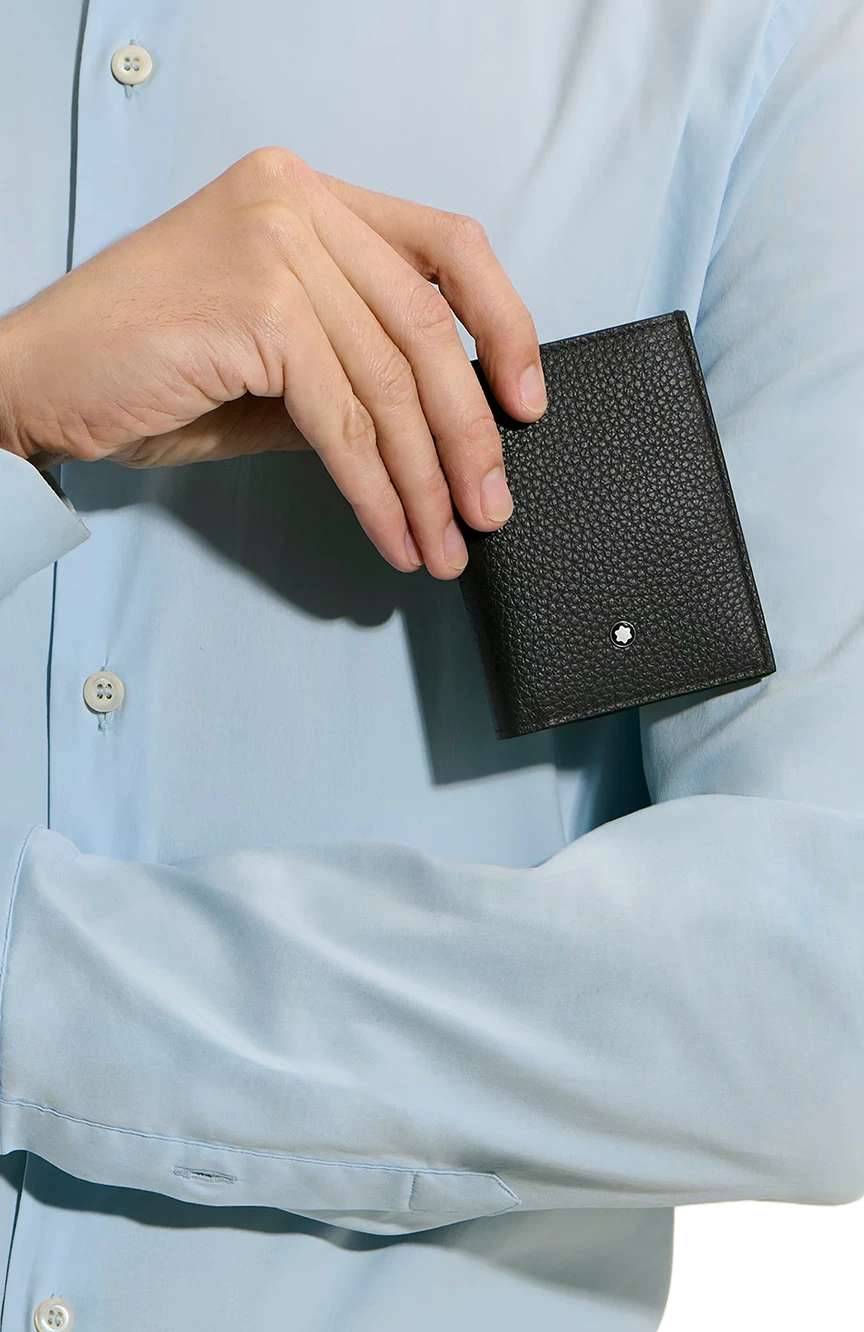 Montblanc Mini Wallet 4cc in Grain Leather