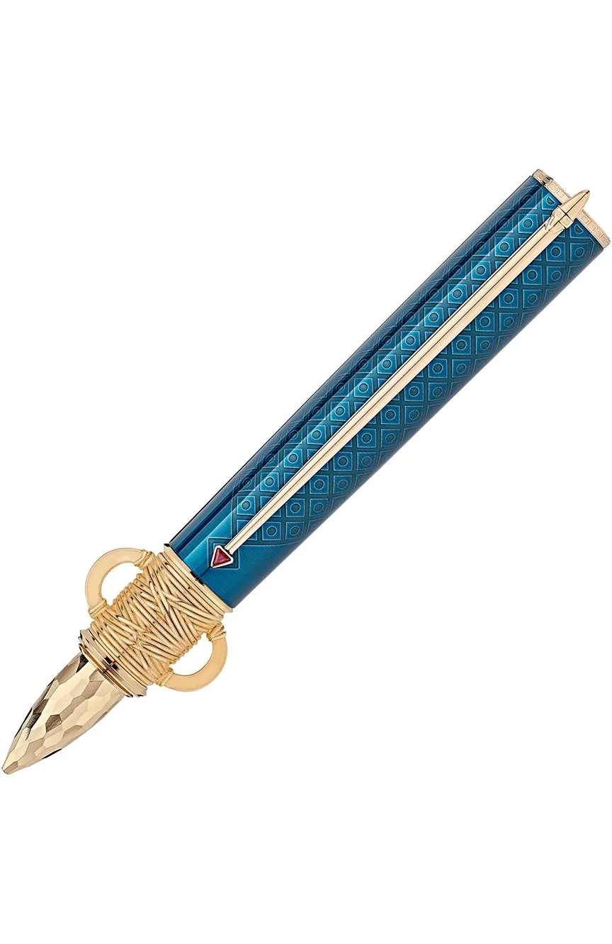 Montblanc Fountain Pen Patron Of Art Homage To Moctezuma I Limited Edition 4810
