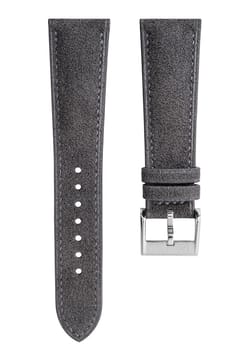 Delugs Leather - Dark Grey Alcantara Signature Strap