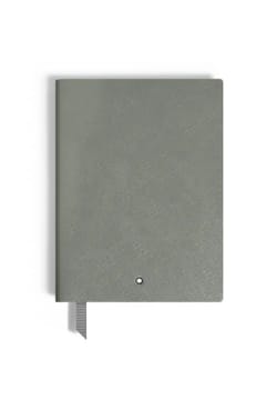 Montblanc Notebook Medium Saffiano Leather Medium Grey Lined Pages