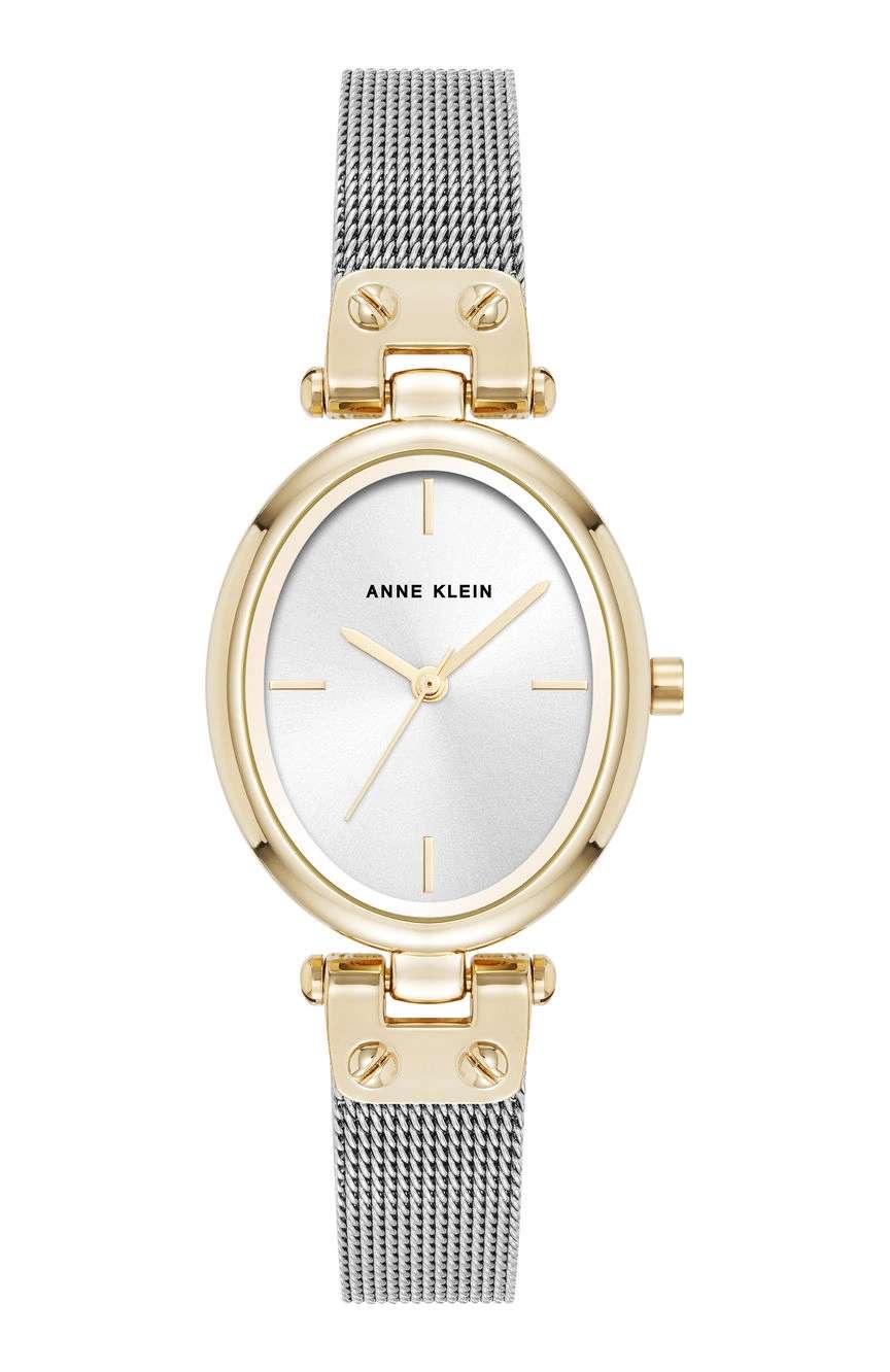 آن كلاين ساعة أنالوج بسوار ستانلس إستيل من آن كلاين للنساء