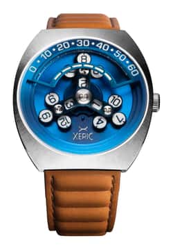 Xeric Scrambler Automatic Wandering Hour Blue Tan