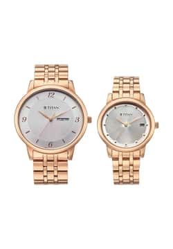 Titan Analog with Date Watch for Couple