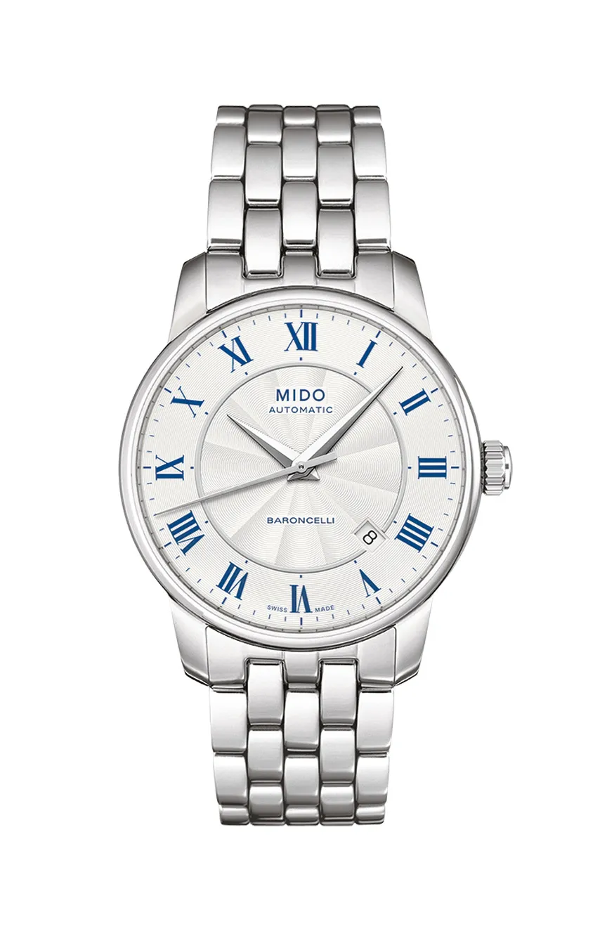 

Mido | BARONCELLI SZ/GR/A/STEEL/SILVER DIAL