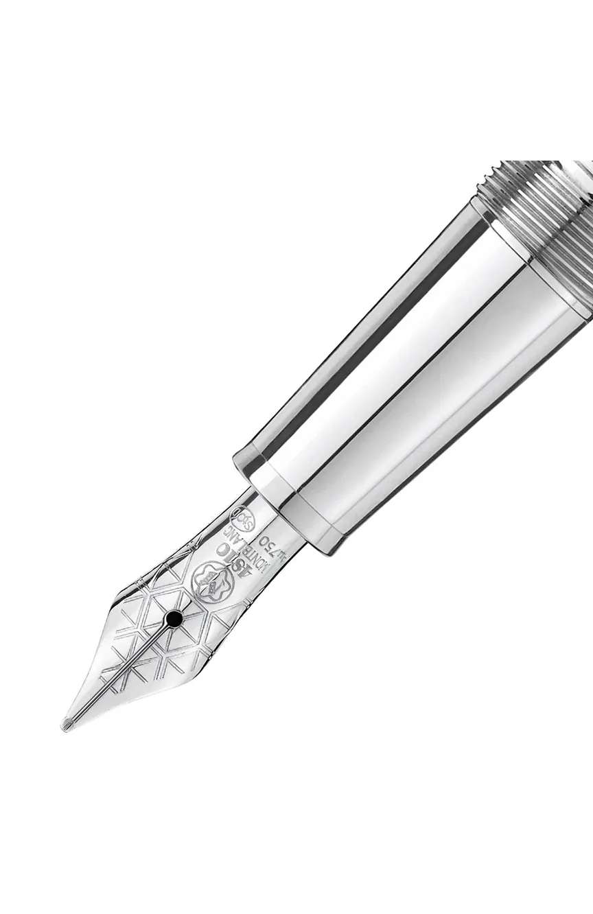 مون بلان قلم حبر من مايسترشتوك سوليتير دو بلو اور كلاسيك