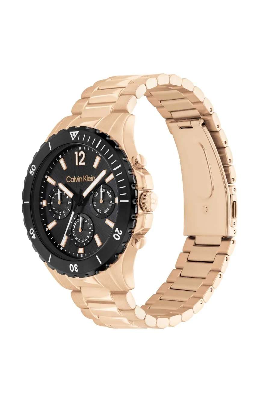 كلفن كلاين ساعة يد رجالية بسوار ستانلس ستيل من كالفن كلاين بتقنية الكوارتز - 25200315