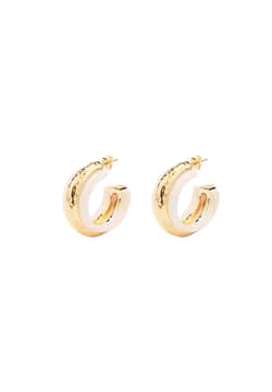 Aurelie Bidermann Nazca Ivory Hoop Earrings