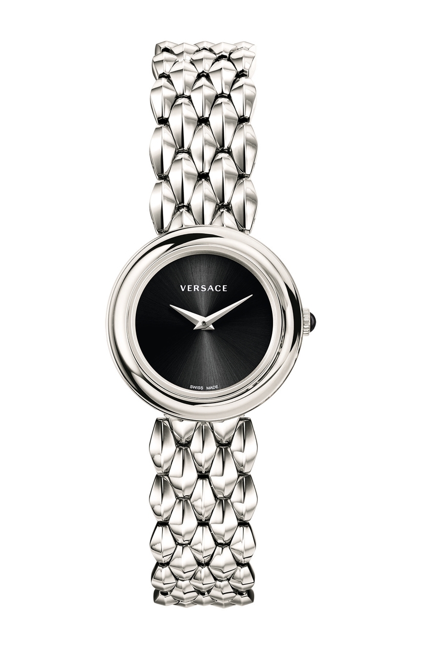 Versace V- FLARE Silver Dial Stainless Steel