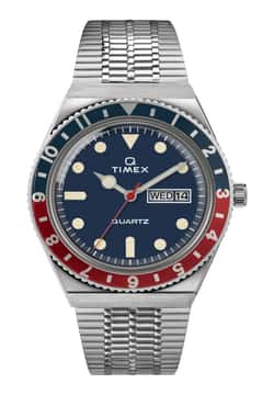 Timex Q 1979 Reissue 38mm Stainless Steel Bracelet Watch