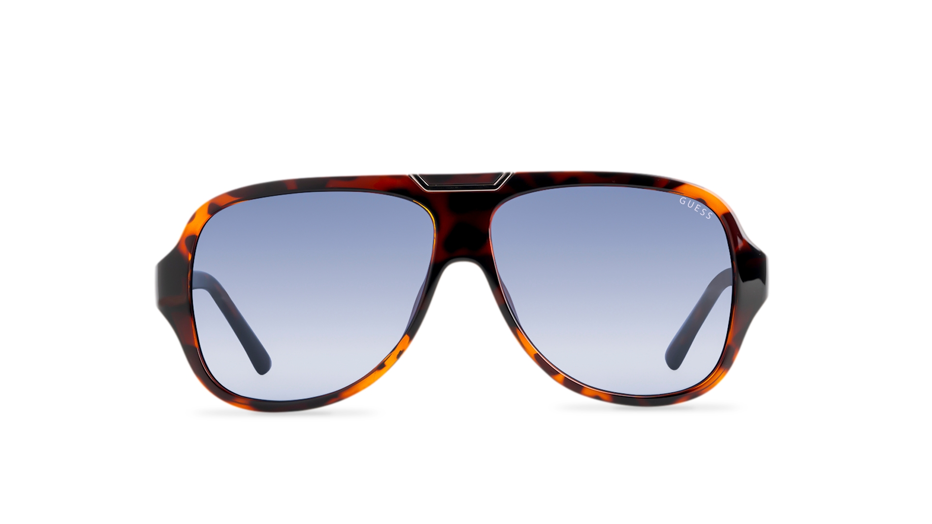 Guess Men Pilot Dark Havana Sunglass | RivoliShop.com