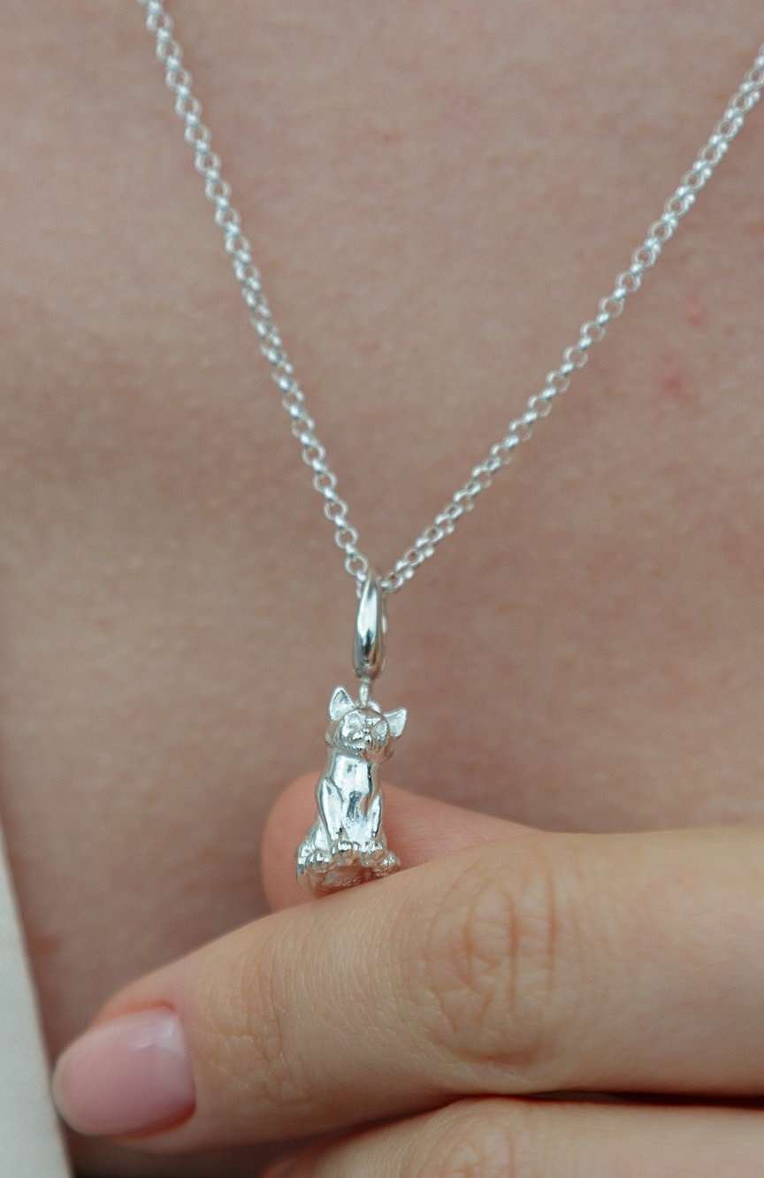 ليلي تشارمد Silver Cat Charm