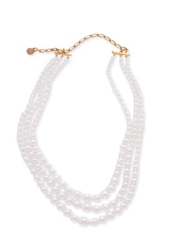 Madreperla Long 3 strand Pearl necklace
