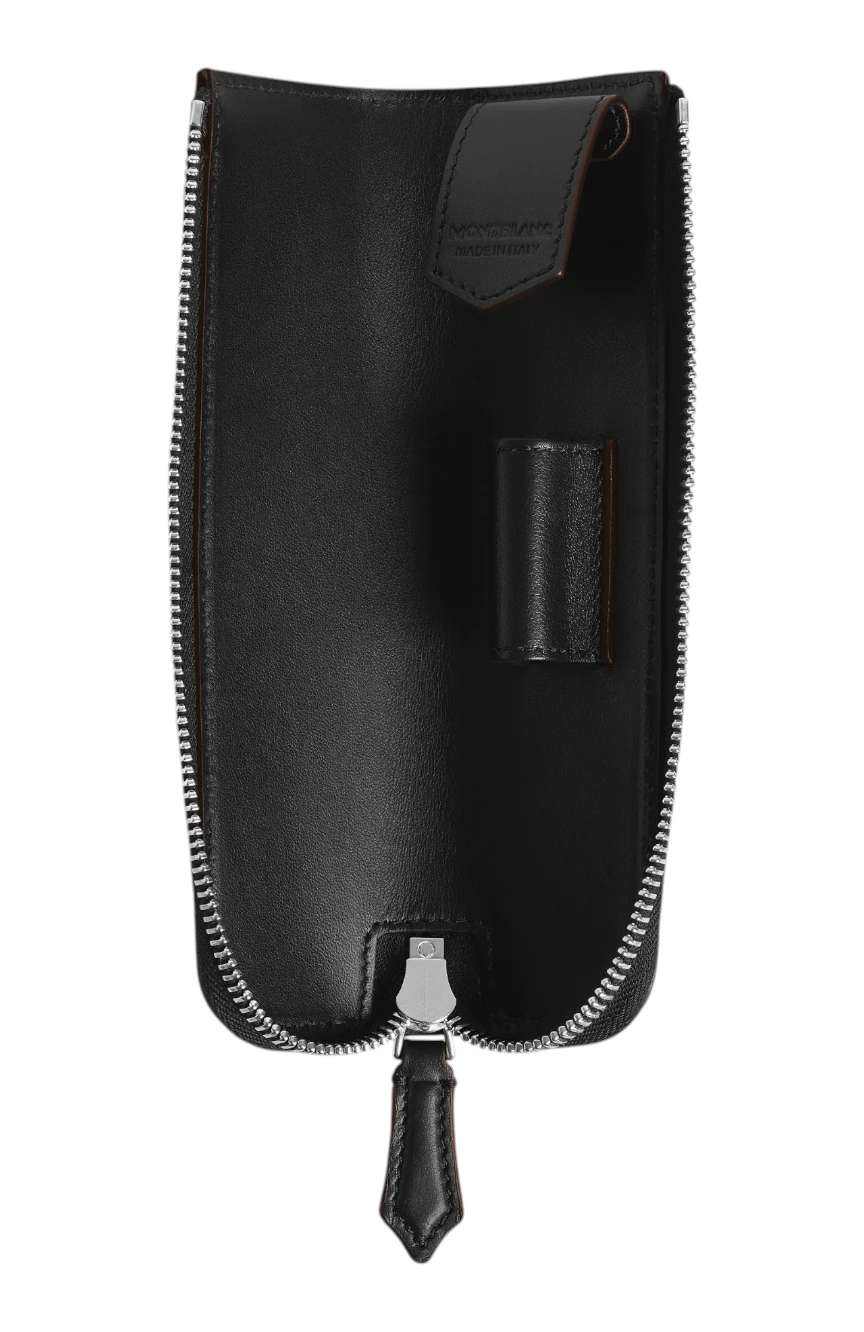 Montblanc 1 Pen Pouch with Zip in Sartorial Leather