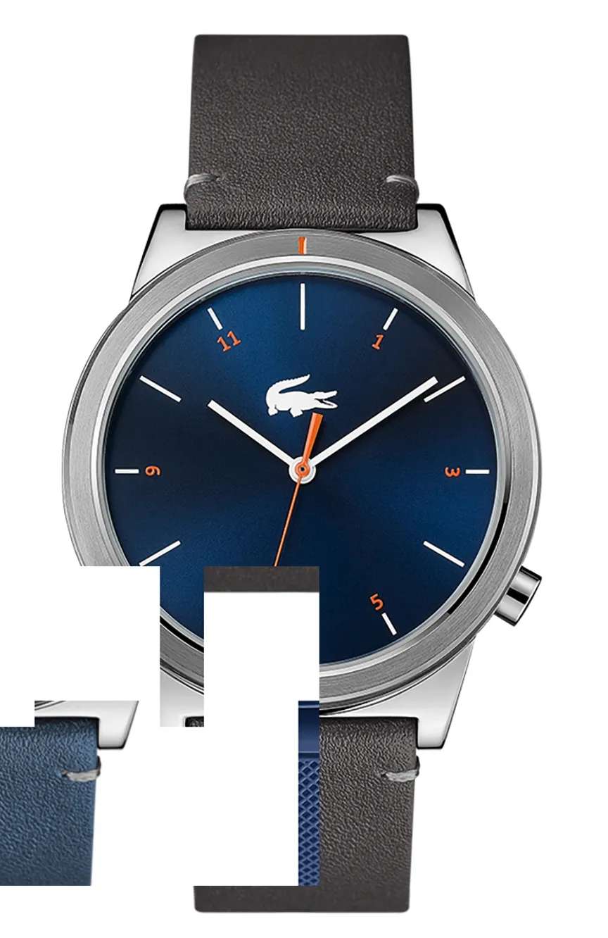 Lacoste MENS QUARTZ LEATHER WATCH - 2010990