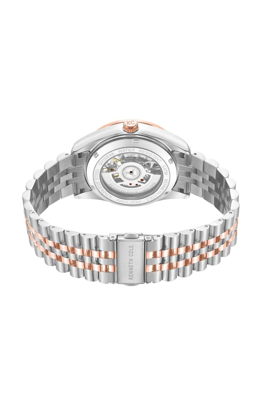 كينيث كول ساعة أوتوماتيك بسوار ستانلس ستيل من كينيث كول للرجال KCWGY0064802