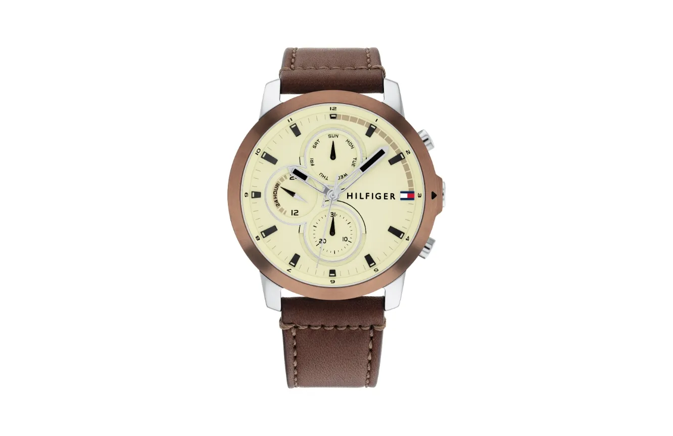 

Tommy Hilfiger | men TOMMY HILFIGER MENS QUARTZ LEATHER WATCH - 1792053