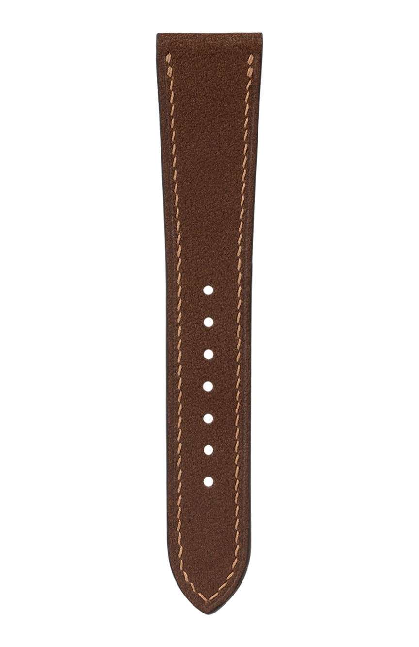 ديلوجز سوار من جلد النوبوك باللون البُني الداكن