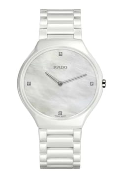 Rado Unisex's True Thinline Quartz Diamonds