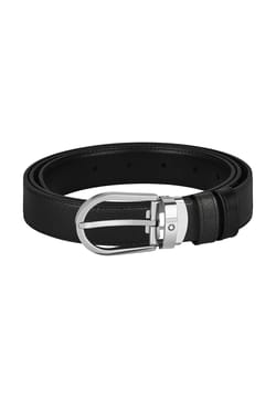 Montblanc Horseshoe 30 mm Reversible Belt in Sartorial Leather