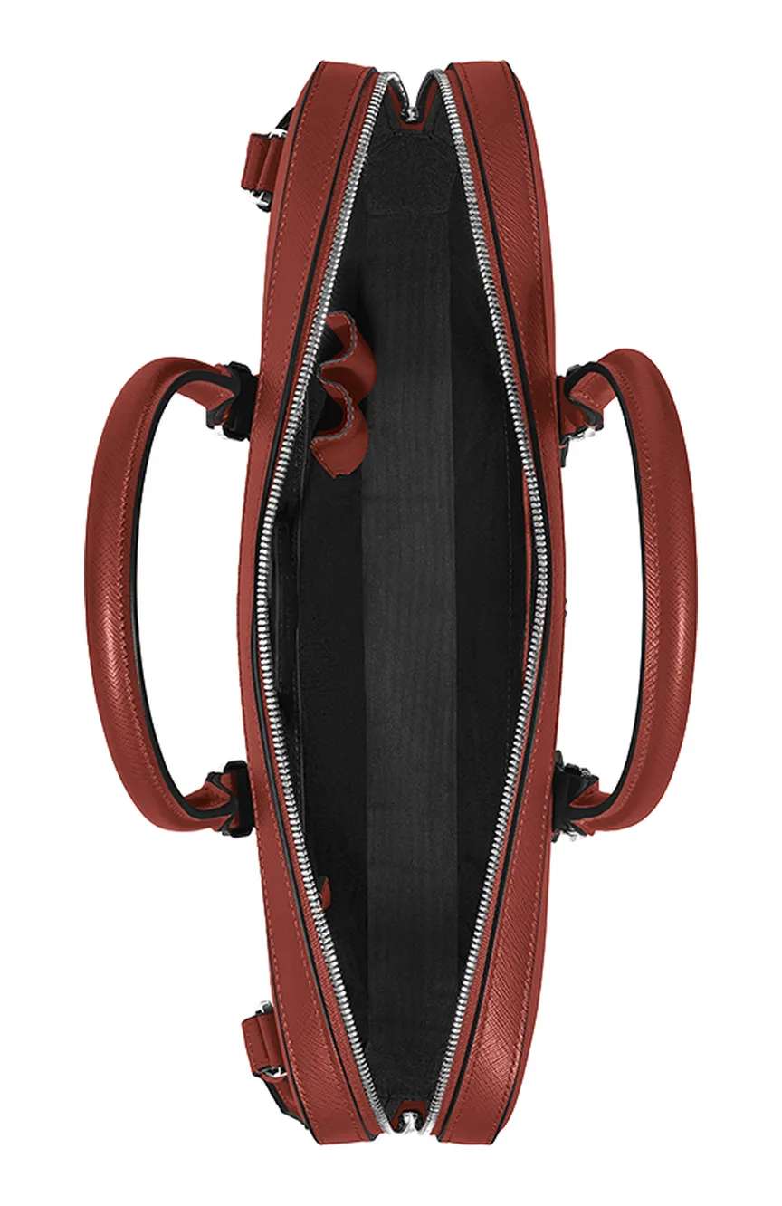 Montblanc Thin Briefcase In Sartorial Leather