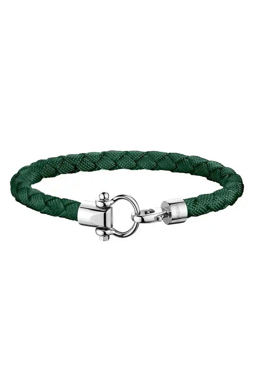 أوميغا سوار نايلون بمشبك ستانلس ستيل