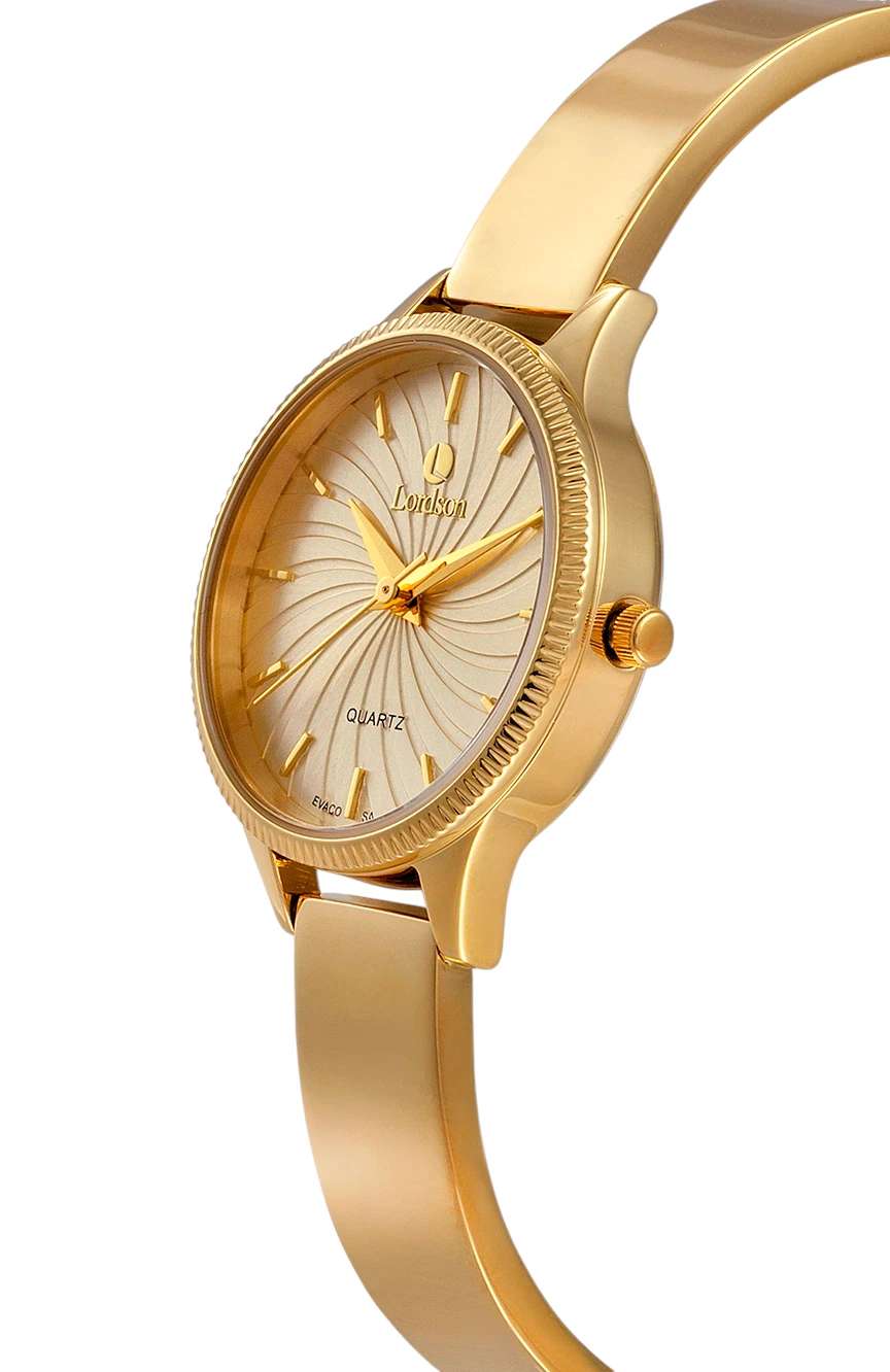 Lordson Ladies Gold Stainless Steel watch