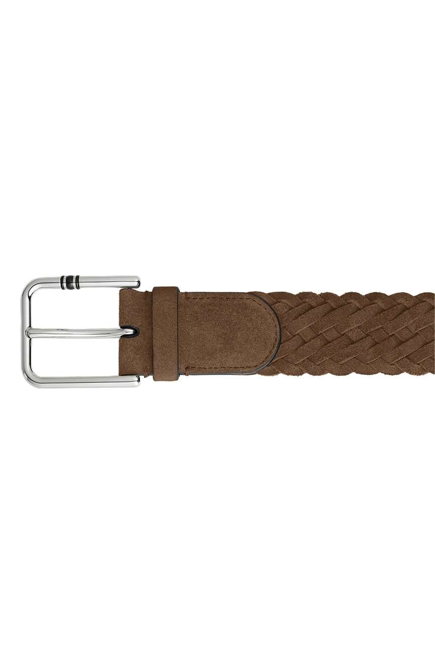 Montblanc 35 mm Belt in Suede with Square Meisterstuck Buckle XL