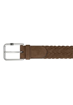 Montblanc 35 mm Belt in Suede with Square Meisterstuck Buckle XL