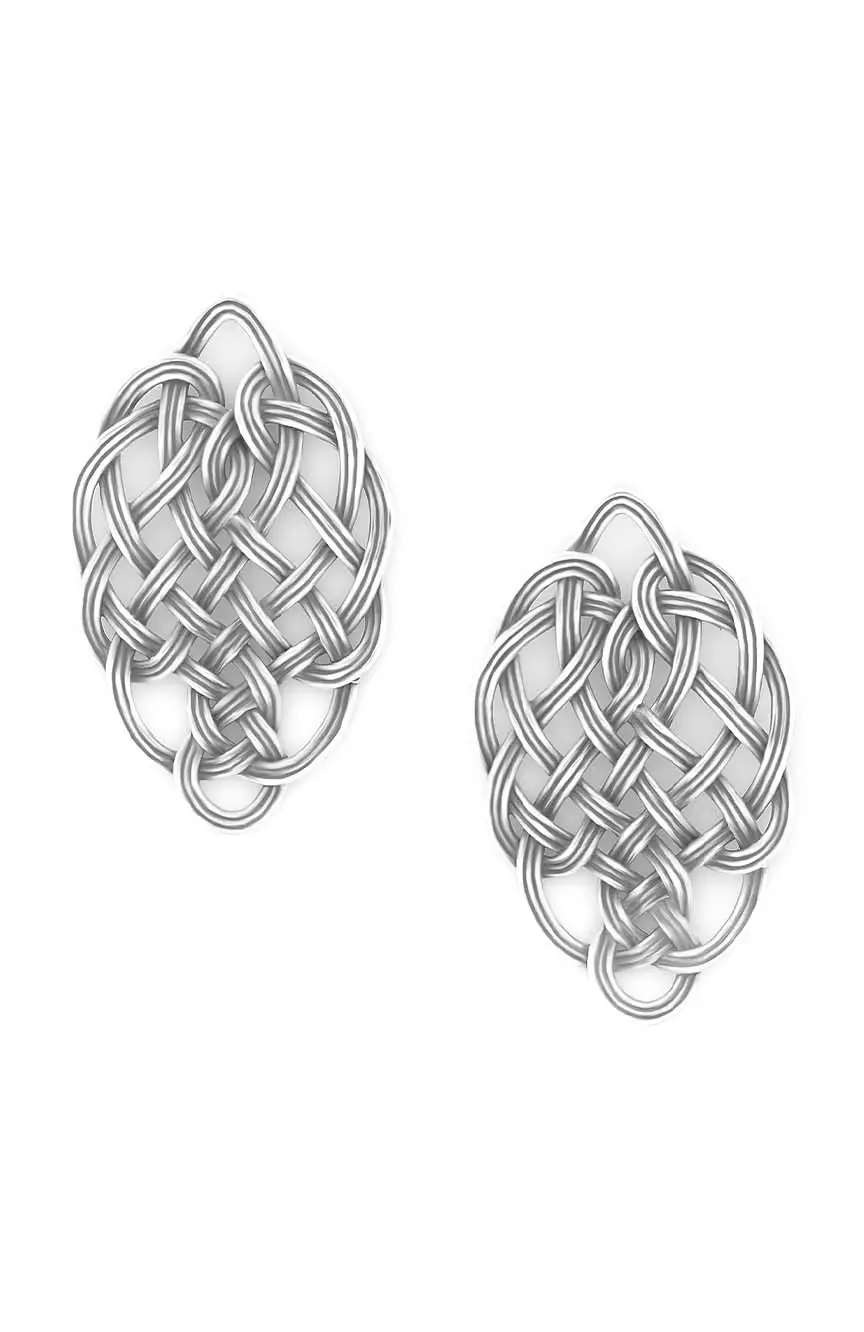 Ori Tao Shinomoki Silver earrings