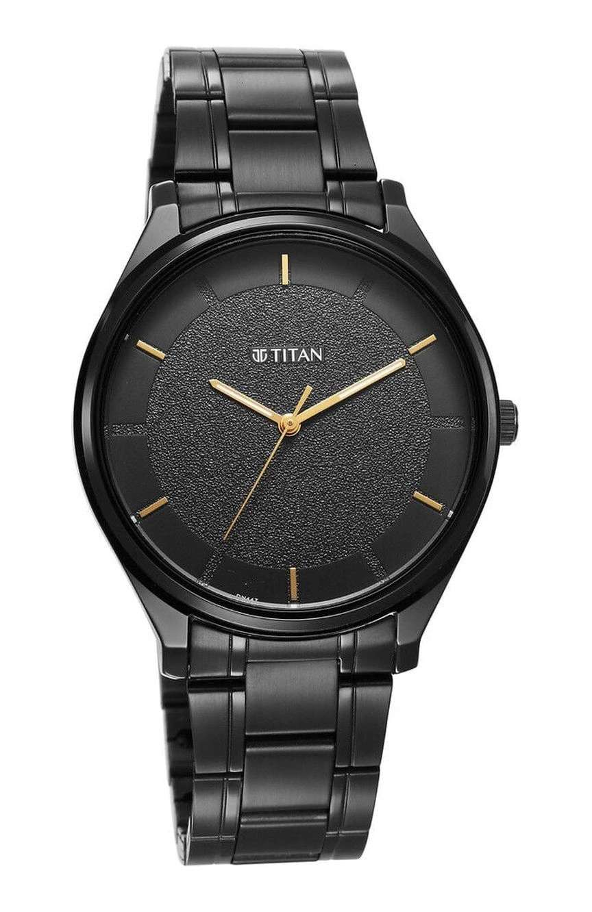 Titan Quartz Analog Silver Dial Watch for Men