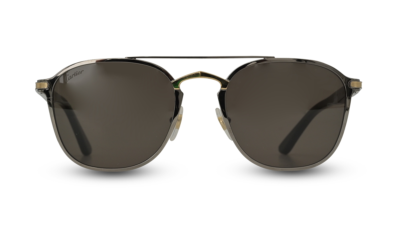 Cartier Unisex Aviator Gold Sunglass RivoliShop