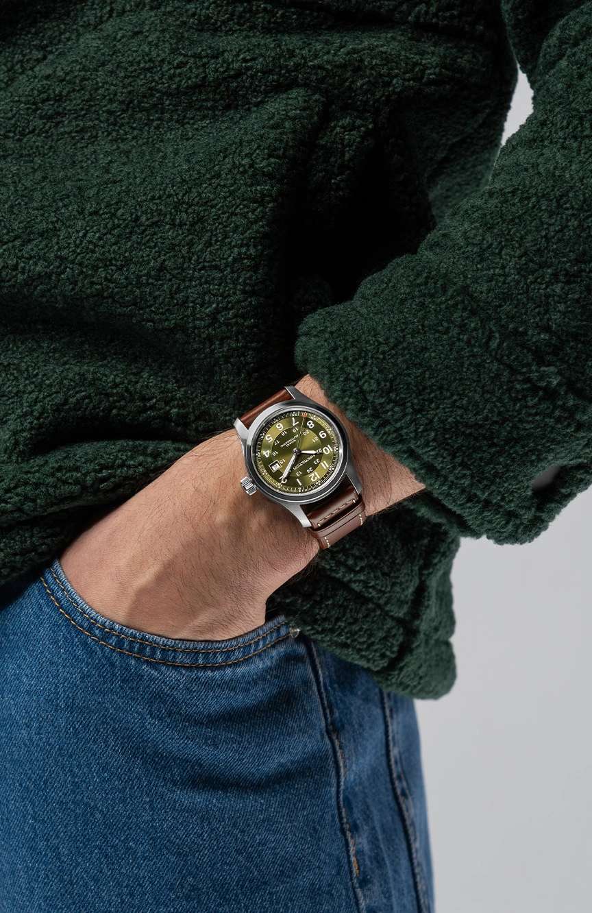 هاملتون ساعة أوتوماتيك مقاس 42 مم