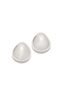 Pertegaz أقراط إلسا صغيرة الحجم باللون الفضي