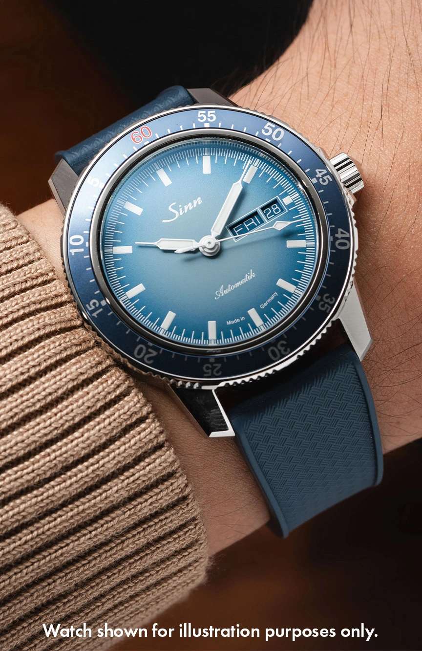 Delugs Rubber - Navy Tropical Rubber CTS Strap