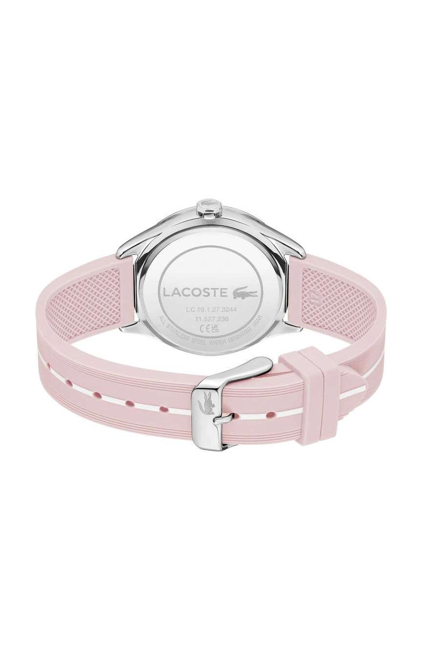 لاكوست ساعة لاكوست بيلي بميناء مستدير مقاس 36 مم وسوار سيليكون للنساء