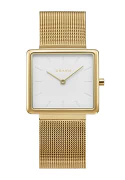 Obaku ساعة يد نسائية بسوار ستانلس ستيل
