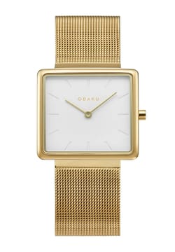 Obaku Women Analog Stainless Steel Watch